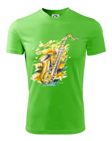Saxofon malovaný