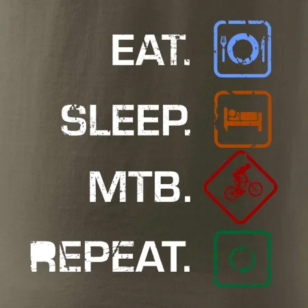Eat sleep MTB repeat