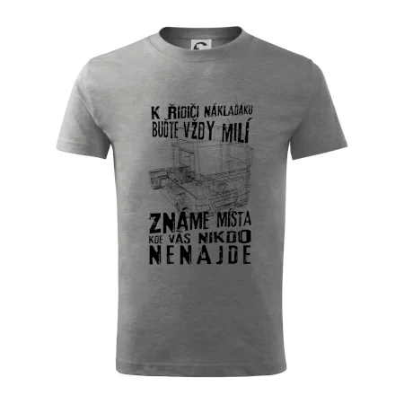 K řidiči náklaďáku buďte vždy milý