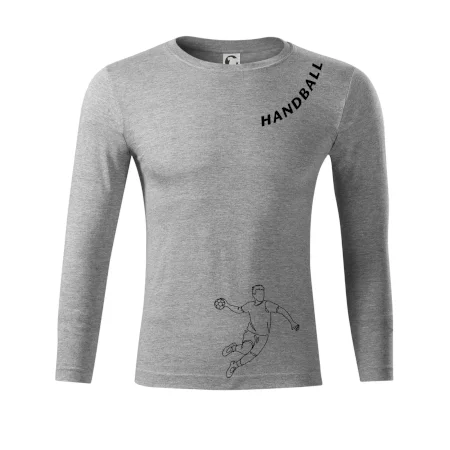 Handball nápis šikmo