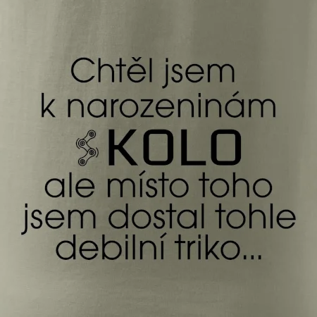Chtěl jsem dostat k narozeninám kolo