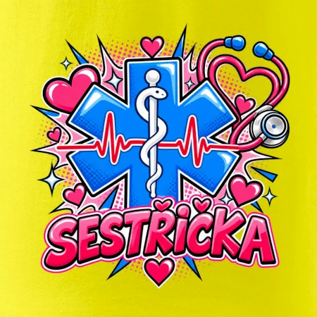 Sestřička  - komiksový kříž
