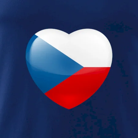 České srdce - vlajka