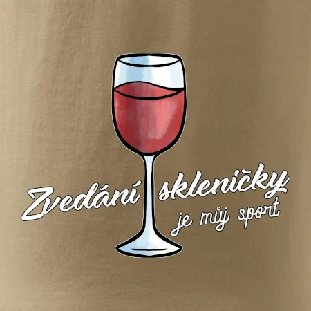 Zvedání skleničky je můj sport