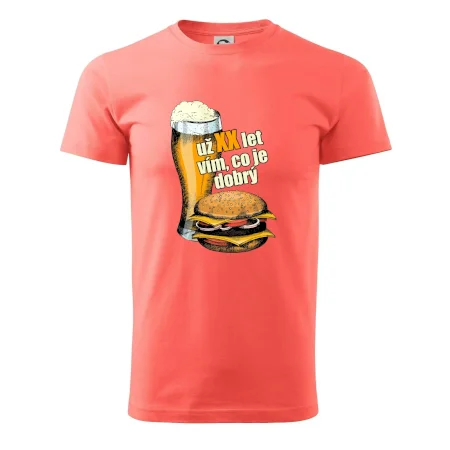 Pivo a burger vím co je dobrý