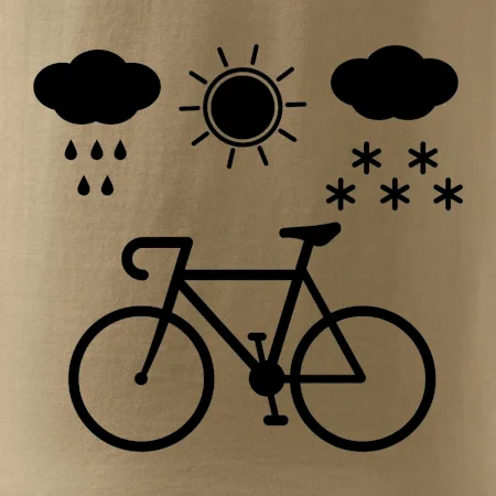 Cyklista za každého počasí