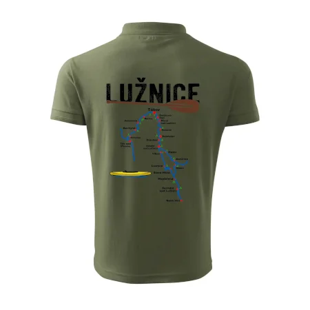 Mapa řeky Lužnice