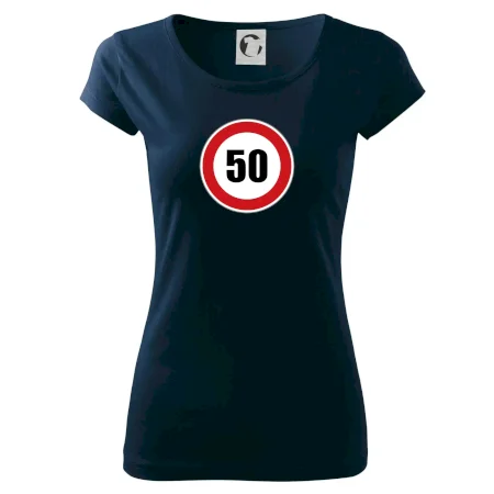 Dopravní značka - omezení rychlosti 50