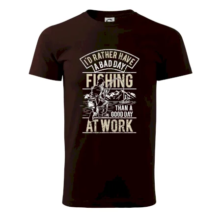 Fishing at work