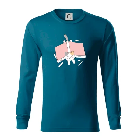 Učení na státnice kočka