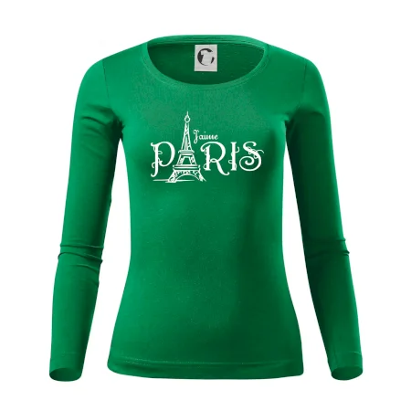 Paris nápis Eiffelovka rovný