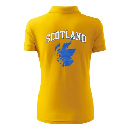 Scotland nápis s mapou