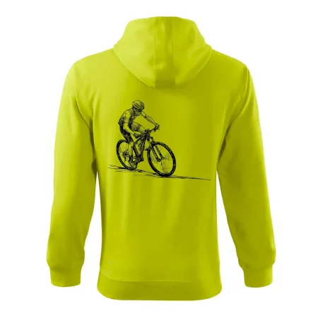 MTB kreslený cyklista