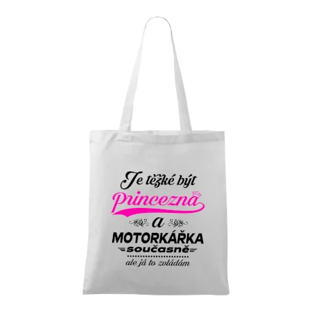 Je těžké být princezna - motorkářka
