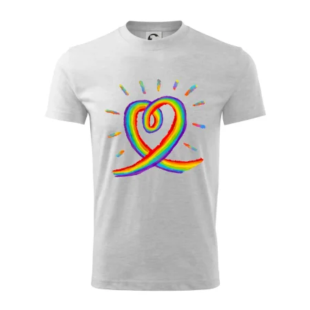 Srdce pride duha kreslená