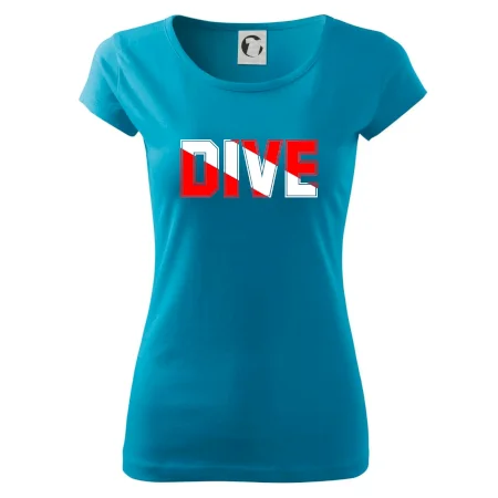 Dive nápis vlajka