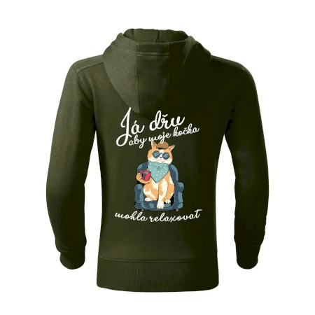 Já dřu, aby moje kočka mohla relaxovat