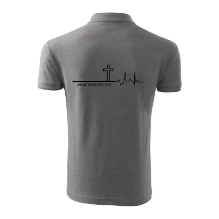 Jesus Saved My Life kříž ekg