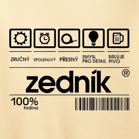 Čárový kód zedník