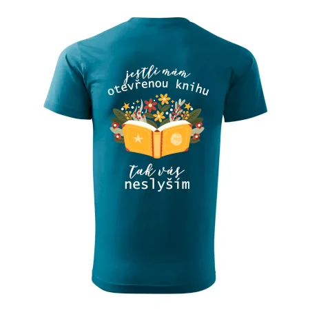Jestli mám otevřenou knihu, tak vás neslyším