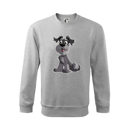 Knírač kreslený sedící