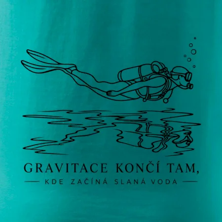 Gravitace končí ve slané vodě