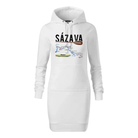 Mapa řeky Sázavy