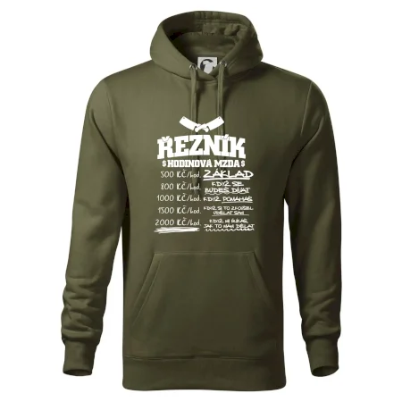 Hodinová mzda řezník