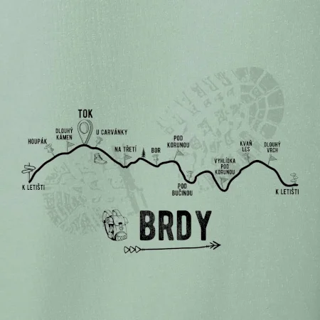 Profil kopců - Brdy