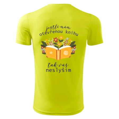 Jestli mám otevřenou knihu, tak vás neslyším