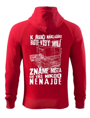 K řidiči náklaďáku buďte vždy milý
