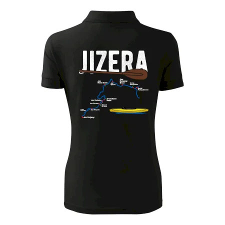 Mapa řeky Jizery