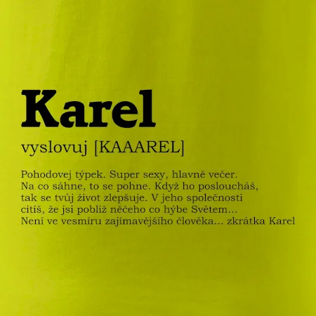 Triko k svátku - vaše jméno