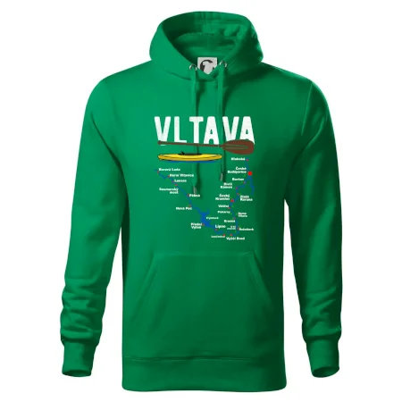 Mapa řeky Vltavy