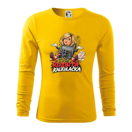 Alenka - rozbitá kalkulačka
