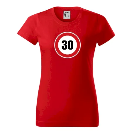 Dopravní značka - omezení rychlosti 30