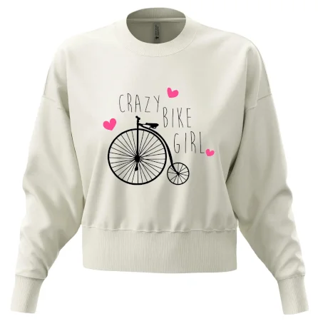 Crazy bike girl