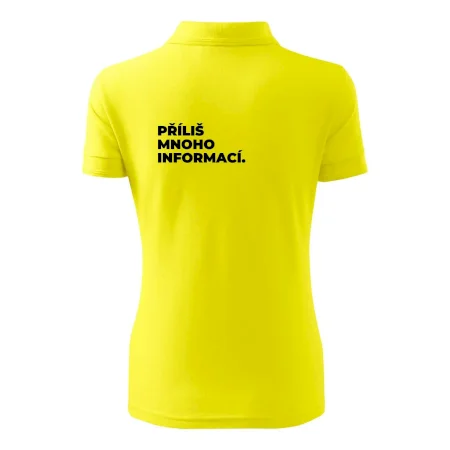 PŘÍLIŠ MNOHO INFORMACÍ.