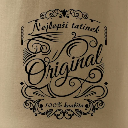 Vintage nejlepší tatínek 100% kvalita
