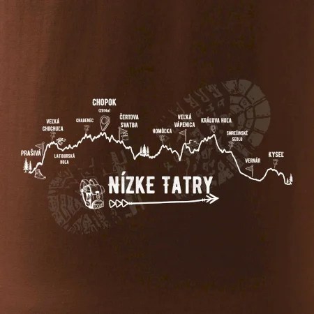 Profil kopca - Nízke Tatry
