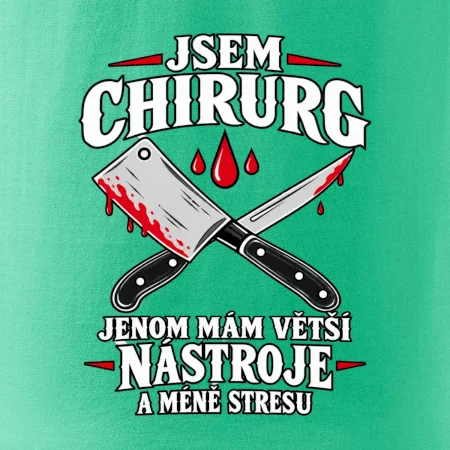 Řezník chirurg s většími nástroji