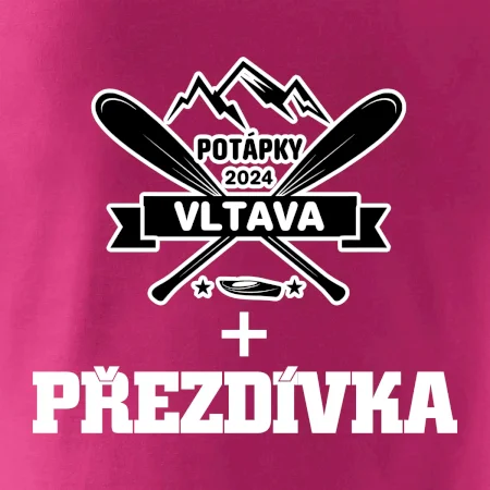Na vodu - pádla hory (vlastní nápis)