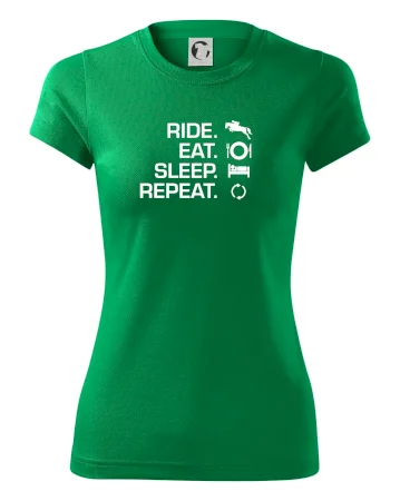 Ride Eat Sleep Repeat koně