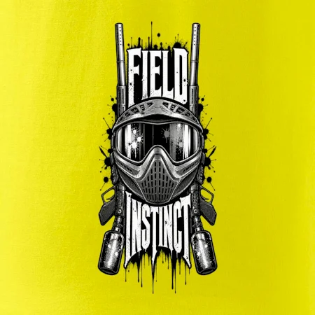 Černobílá maska field instinct paintball