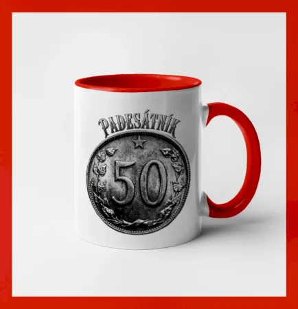 Padesátník 1963 - 1978 s nápisem