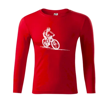 MTB kreslený cyklista