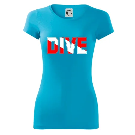 Dive nápis vlajka
