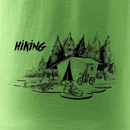 Hiking - obrázek kreslený