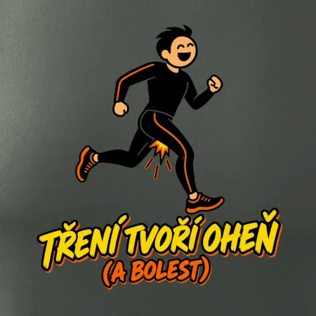 Běžecké tření tvoří oheň