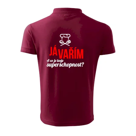 Já vařím - tvoje superschopnost? rovný nápis